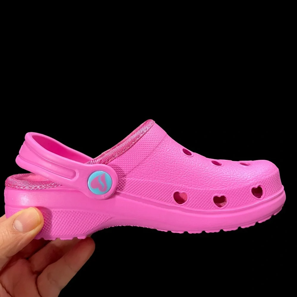 Skechers Toddler Girls‎ Faux Fur Lined Clog Size 8-10 Pink Lavander White